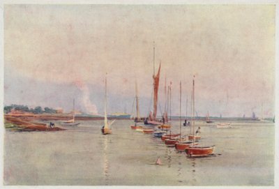 Gaviotas en sus amarras de William Lionel Wyllie